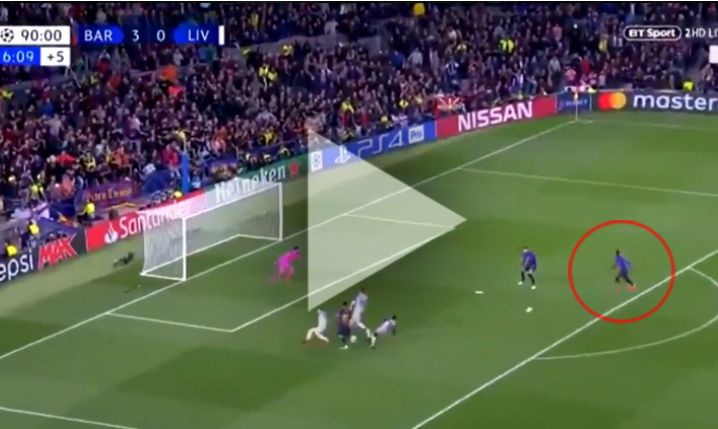 Leo Messi wykłada idealną piłkę Dembele i... [VIDEO]